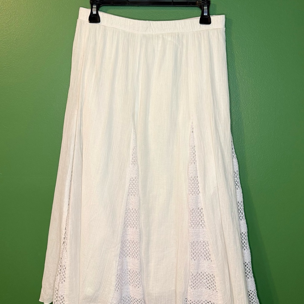 Alfred Dunner Cream A-Line Skirt